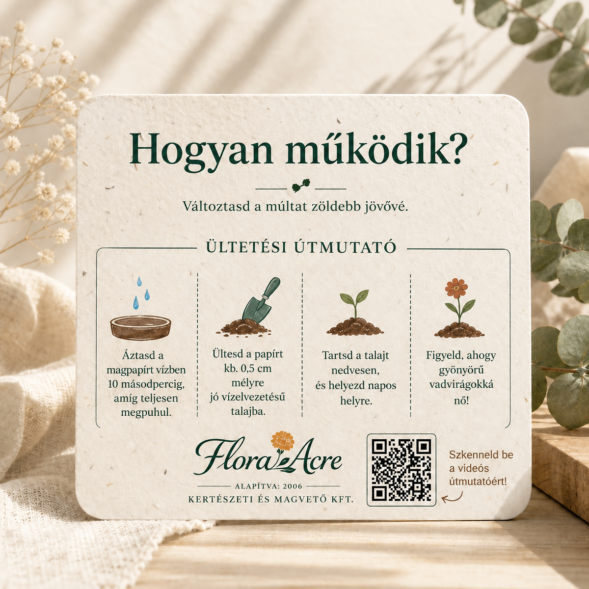 🌱 2027-es ültethető magnaptár🍋 – Egy évnyi szépség, új élet minden lapban! 🌸🎁
