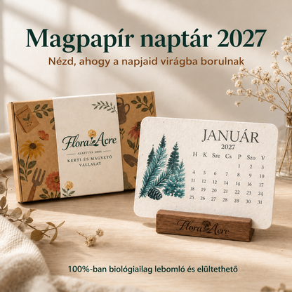 🌱 2027-es ültethető magnaptár🍋 – Egy évnyi szépség, új élet minden lapban! 🌸🎁