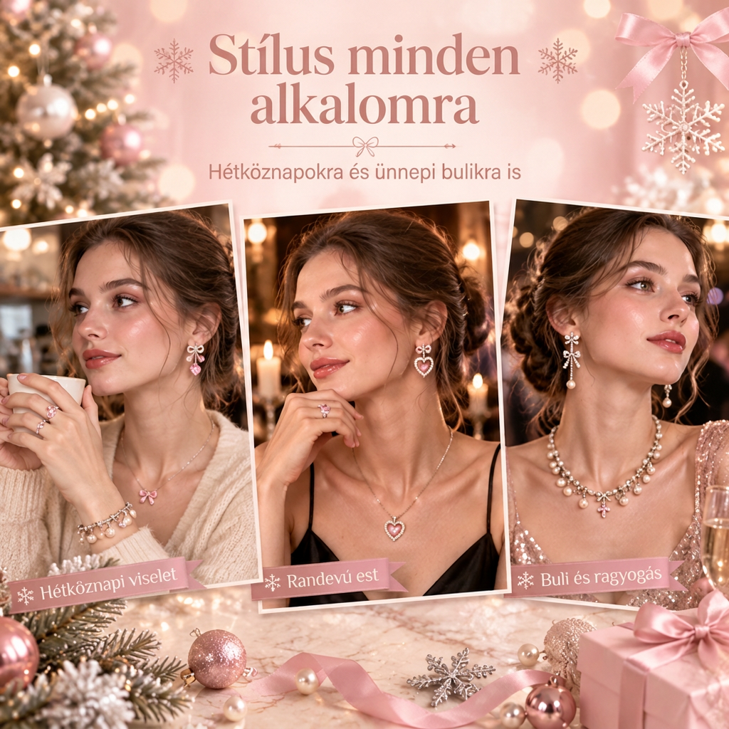 🎄 2026-os karácsonyi ékszer-adventi naptár nőknek🍇 – 24 napnyi meglepetés-medál, karkötő és nyaklánc ajándékszett ✨