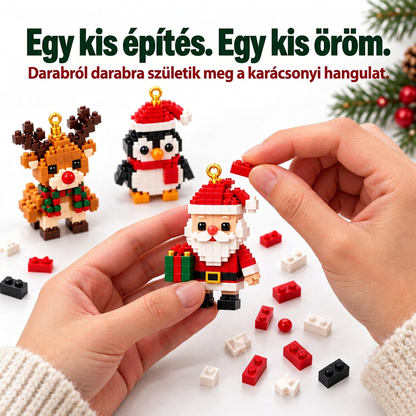 🎅🔥 Utolsó nap a féláras ajánlatra! 🍉 Építőelemekből álló karácsonyi visszaszámláló adventi naptár az egész családnak 🎄 Tökéletes a karácsonyfa díszítésére.