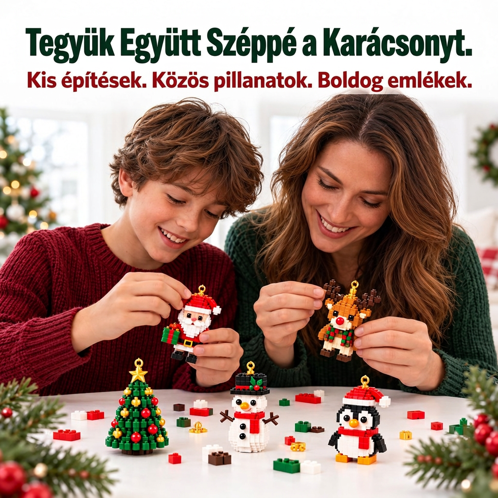 🎅🔥 Utolsó nap a féláras ajánlatra! 🍉 Építőelemekből álló karácsonyi visszaszámláló adventi naptár az egész családnak 🎄 Tökéletes a karácsonyfa díszítésére.