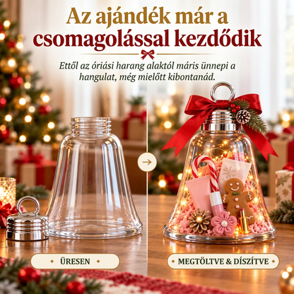 🎁 Karácsonyi csengő ajándékdoboz saját kezűleg – Váltsd a kis ajándékokat egy nagy meglepetéssé🎄