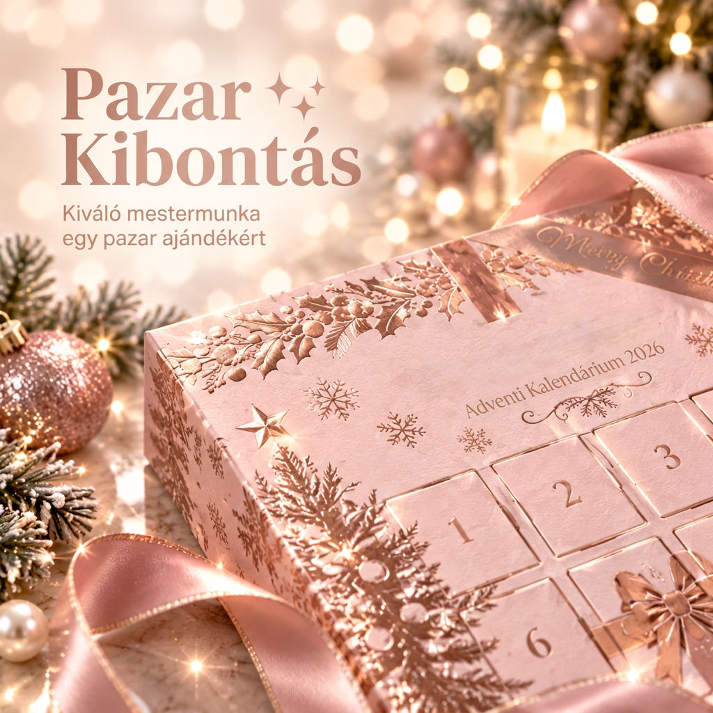 🎄 2026-os karácsonyi ékszer-adventi naptár nőknek🍇 – 24 napnyi meglepetés-medál, karkötő és nyaklánc ajándékszett ✨