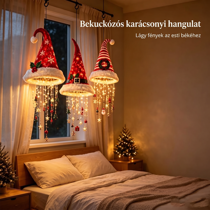 ✨ Varázslatos Karácsonyi Csillár🍈 – Meleg Ünnepi Fény az Otthonodba
