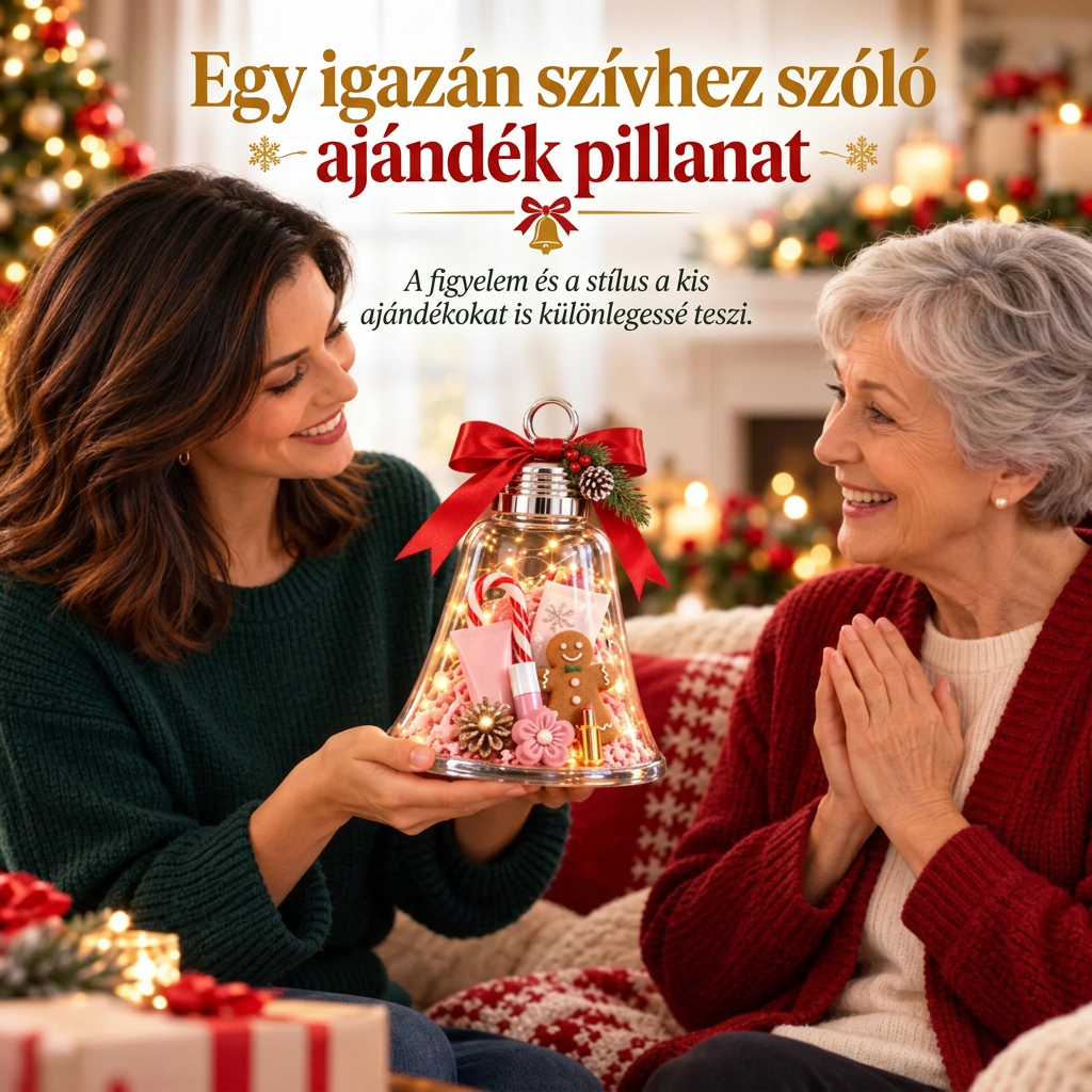 🎁 Karácsonyi csengő ajándékdoboz saját kezűleg – Váltsd a kis ajándékokat egy nagy meglepetéssé🎄
